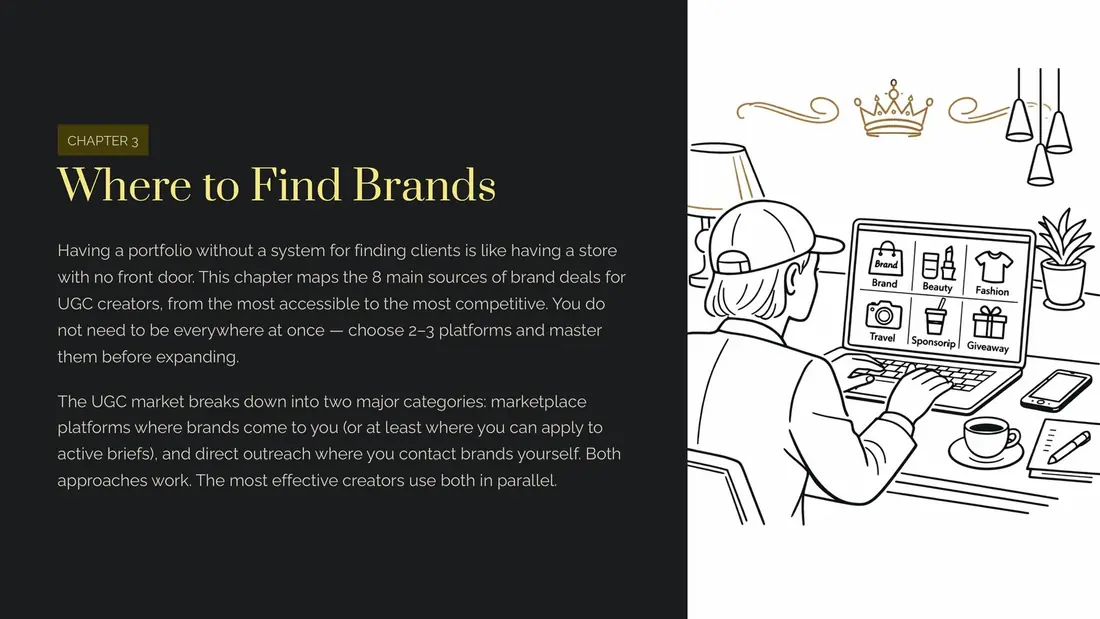 Chapter 3 — Where to find brands page